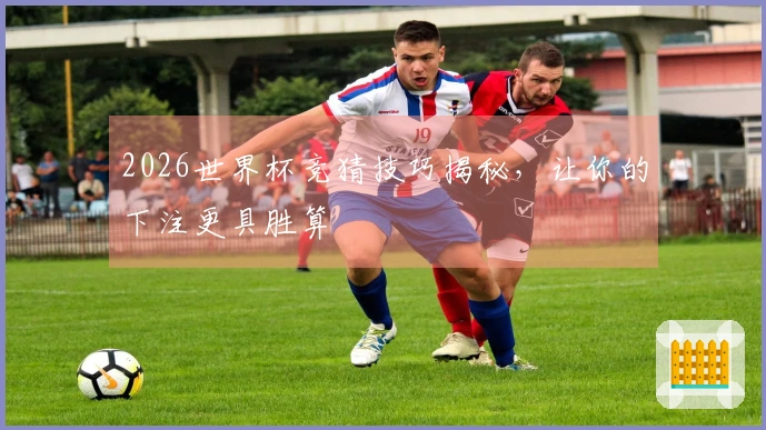 2026世界杯竞猜技巧揭秘，让你的下注更具胜算